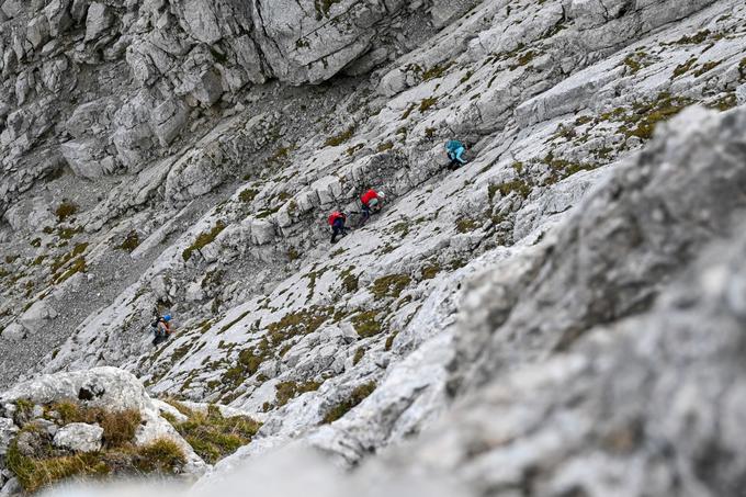 Vzpon na Zermulo je mogoč tudi po ferati zahtevnosti B/C. | Foto: Matej Podgoršek