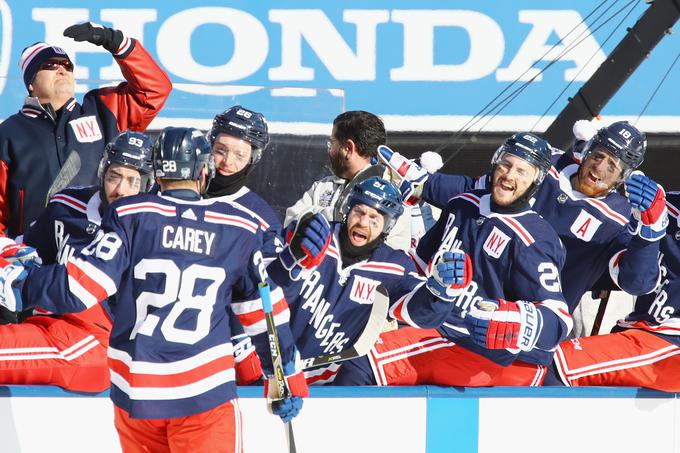 Rangersi so v podaljšku izkoristili igralca več in se razveselili zmage. | Foto: Getty Images