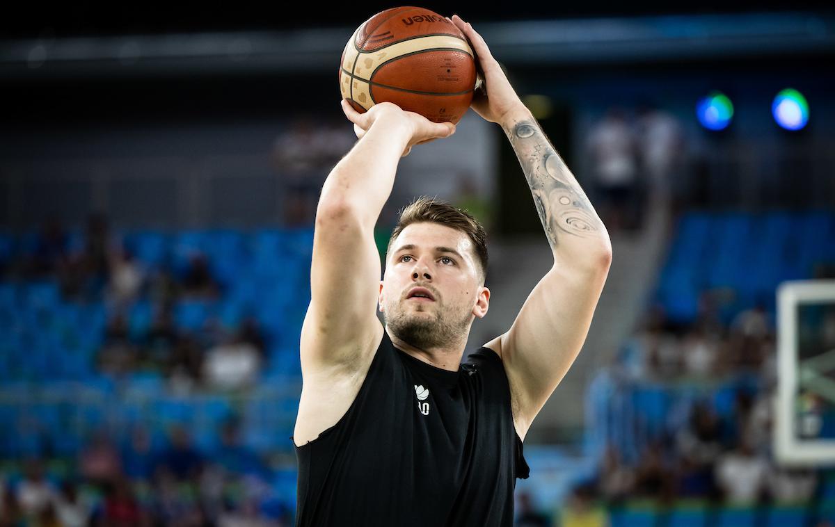 slovenska košarkarska reprezentanca Hrvaška, Luka Dončić | Luka Dončić se je v Parizu v pogovoru za Marco dotaknil različnih tem, tako sezone v NBA kot reprezentance, pa tudi kolesarstva. | Foto Vid Ponikvar/Sportida