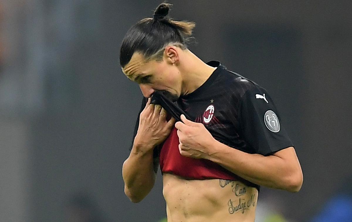 Zlatan Ibrahimović kip | Zlatan Ibrahimović se je na ponedeljkovem treningu poškodoval. | Foto Reuters