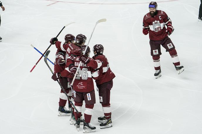 slovenska hokejska reprezentanca : Latvija | Latvijci so na uvodni tekmi s 4:2 premagali Slovence. | Foto LHF