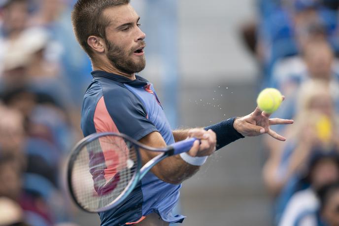 Borna Ćorić | Borna Čorić je izločil Arthurja Rinderknecha. | Foto Reuters