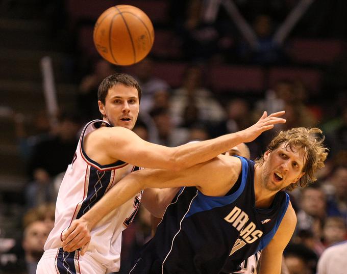 V karieri je igral proti številnim zvezdnikom, kot je Dirk Nowitzki. | Foto: Getty Images