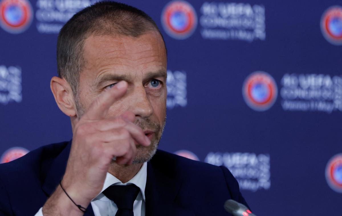 Aleksander Čeferin Uefa | Predsednik Uefa Aleksander Čeferin je ves čas oster nasprotnik ideje o superligi. | Foto Reuters