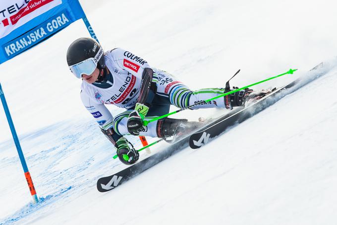 Čeprav je bila v senci Mete Hrovat, pa je Slokarjeva v Kranjski Gori prišla do rezultata kariere (19. mesto). | Foto: Vid Ponikvar