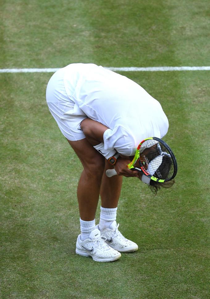 Rafael Nadal ni bil najbolj zadovoljen s svojo igro. | Foto: Gulliver/Getty Images