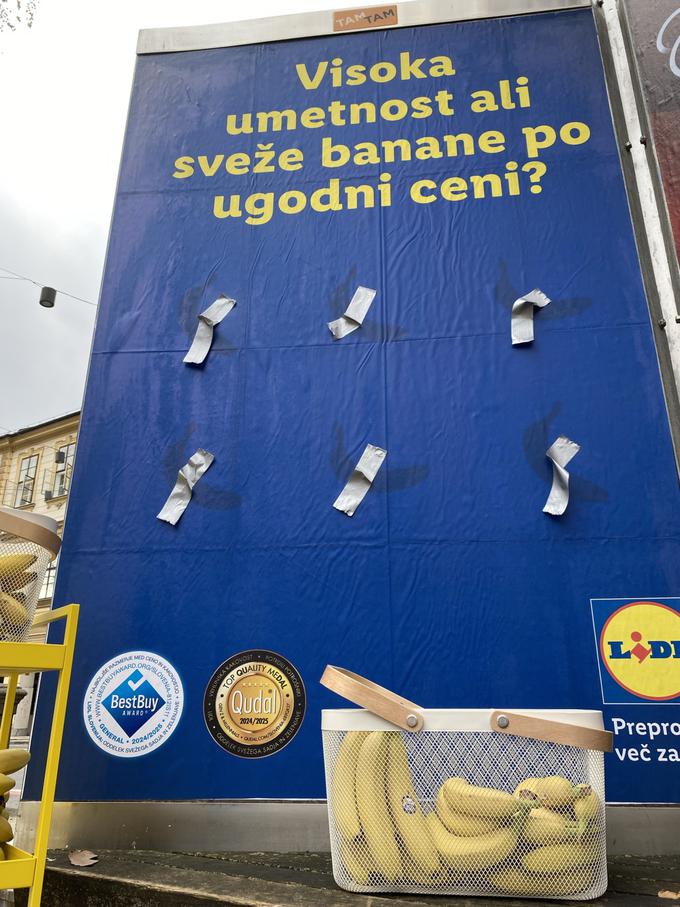 plakat&kosara_Lidl_banane_1200 | Foto: Lidl Slovenija