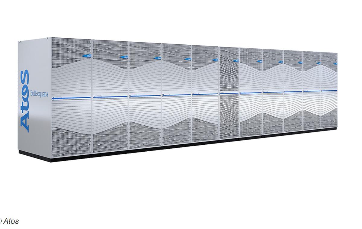 Superračunalnik Atos | Foto zajem zaslona
