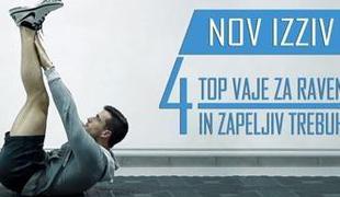 Štiri top vaje za zapeljiv trebuh (video)