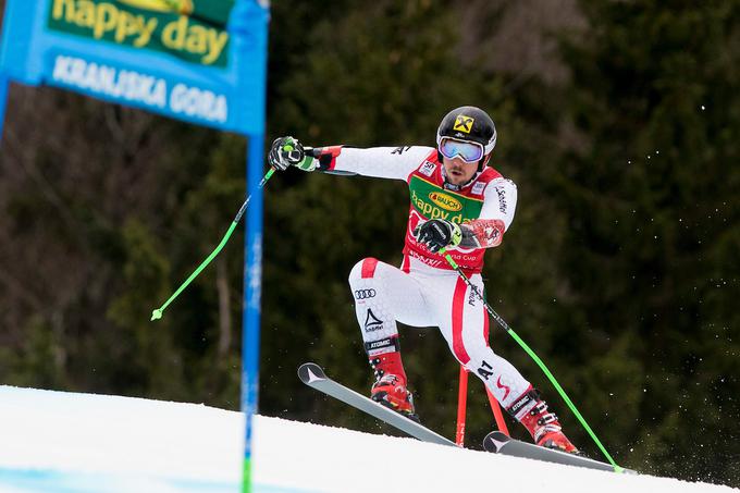 "Hvala, Kranjska Gora," je ob slovesu dejal Marcel Hirscher, ki še ne ve, ali se bo vrnil kot aktivni tekmovalec. | Foto: Urban Urbanc/Sportida