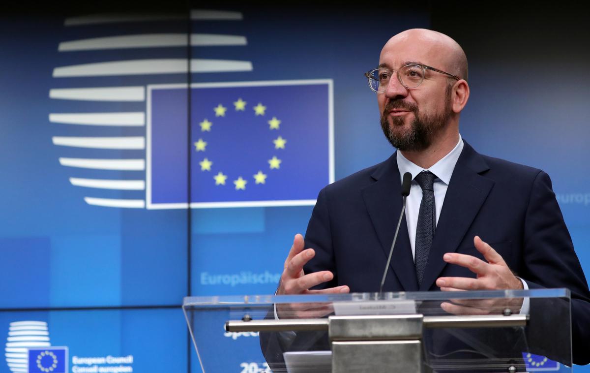 Charles Michel | Predsednik Evropskega sveta Charles Michel je britansko vlado, ki namerava z zakonom o notranjem trgu kršiti izstopni sporazum z Unijo, pozval k odgovornosti. | Foto Reuters