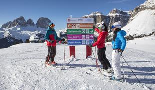 Top štiri smučišča v Dolomitih: nikakor se ne boste želeli ustaviti