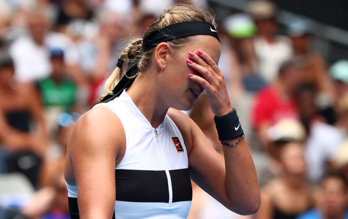 Viktorija Azarenka | "Navijači ustvarjajo energijo," pravi nekdanja številka ena ženskega tenisa Viktorija Azarenka, ki močno pogreša navijače. | Foto Gulliver/Getty Images