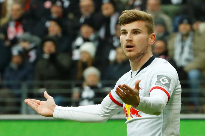 Timo Werner | Vse kaže, da Timo Werner RB Leipzigu ne bo pomagal v izločilnih delih lige prvakov. | Foto Reuters