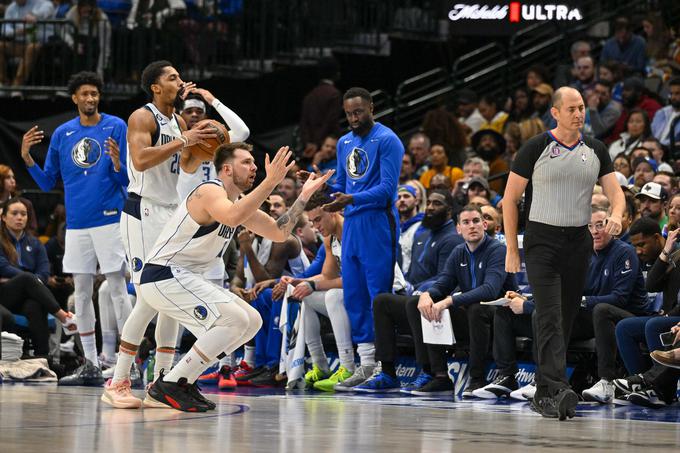 Luka Dončić je prejel še svojo deveto tehnično napako v tej sezoni. | Foto: Reuters