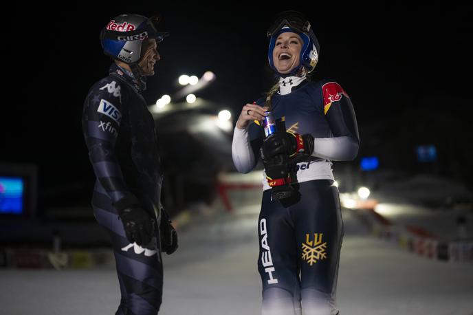 Lindsey Vonn | Zadovoljstvo na obrazu Lindsey Vonn pove vse. | Foto Jorg Mitter / Red Bull Content Pool