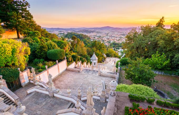 Stopnišče slovite cerkve Bom Jesus do Monte pri Bragi | Foto: Getty Images