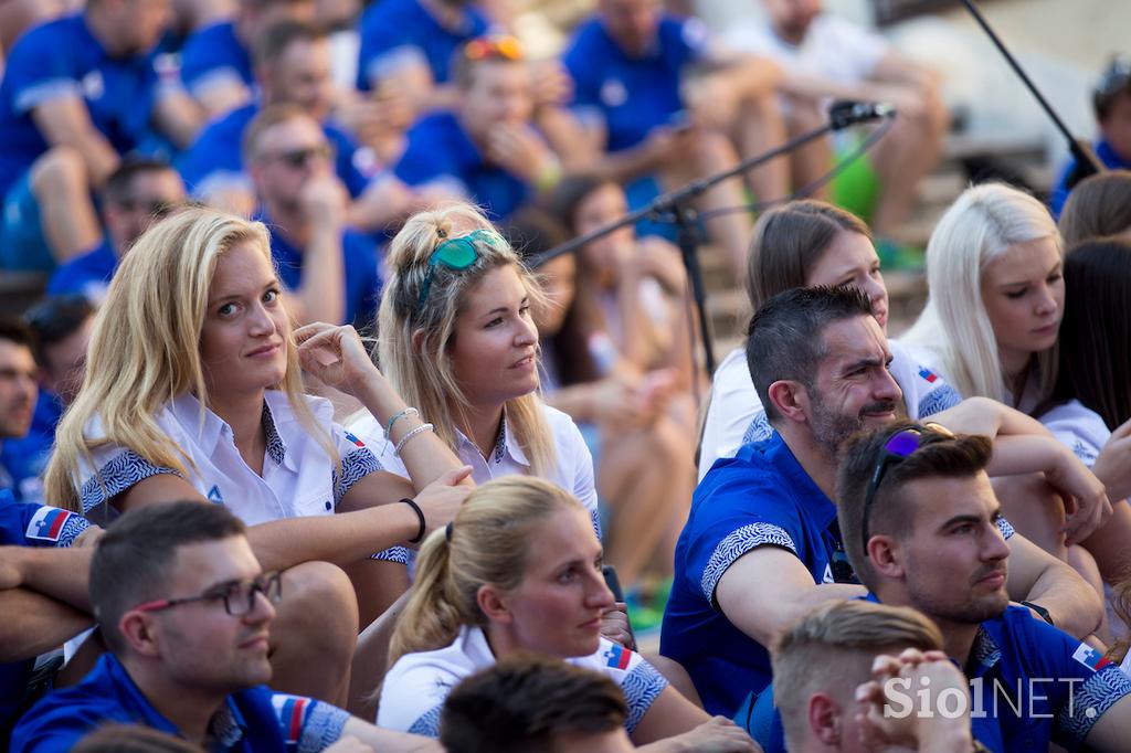 Sredozemske igre, predstavitev slovenske reprezentance, Portorož