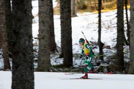 Biatlon Pokljuka zasledovalna tekma ženska