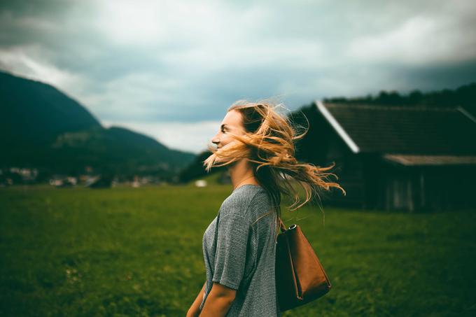 ženska narava veter | Foto: Pexels