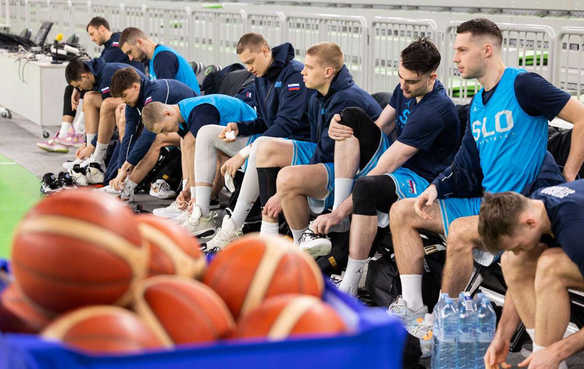 slovenska košarkarska reprezentanca | Slovenci se pripravljajo na obračuna z Estonijo in Izraelom. | Foto Bor Slana/STA