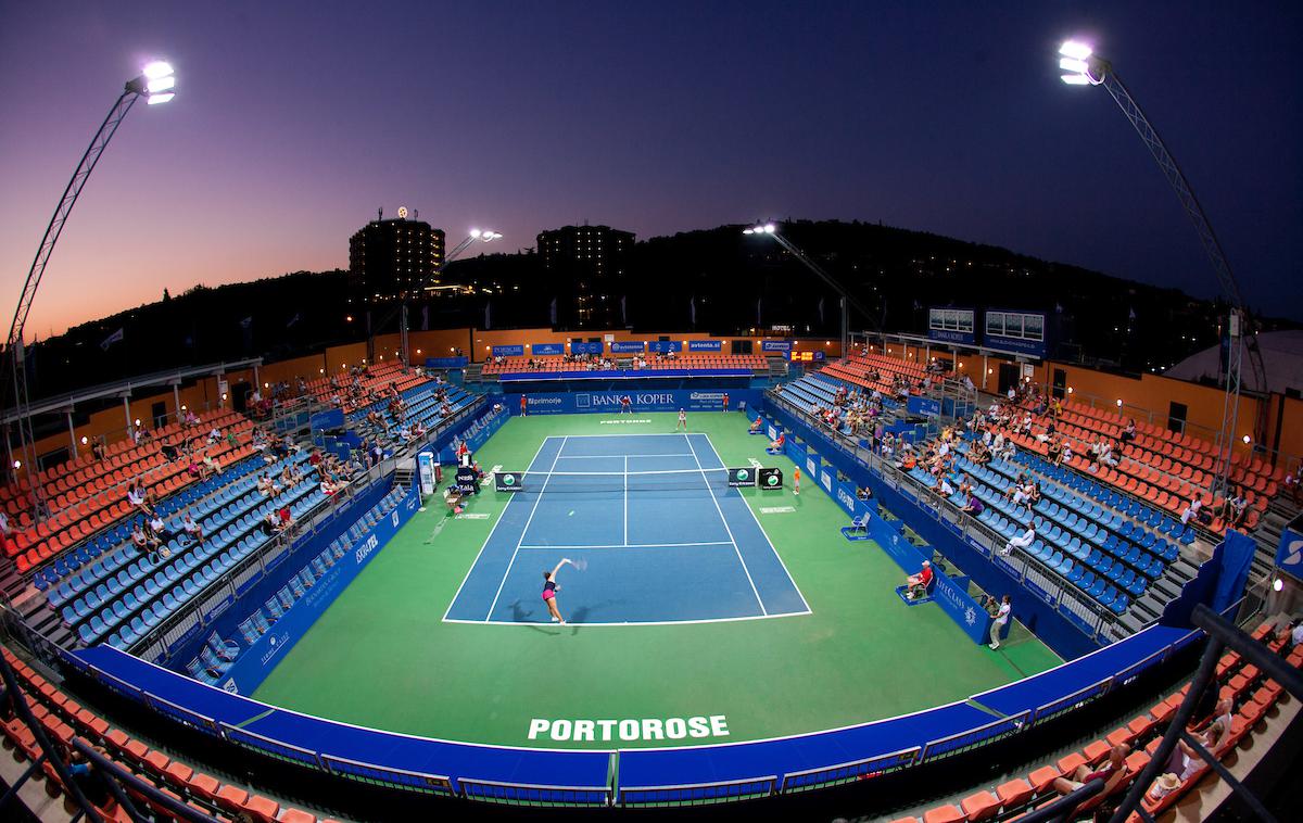 Portorož WTA Tenis | Portorož bo po desetih letih znova gostil veliki turnir WTA. | Foto Vid Ponikvar