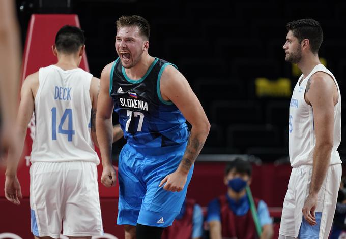 Luka Dončić je v uvodnem nastopu na olimpijskem turnirju na Japonskem nasul Argentini kar 48 točk. | Foto: Guliverimage/Vladimir Fedorenko