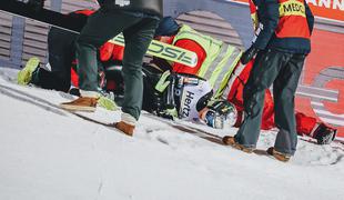 Spodbudne novice za slovensko skakalko po grdem padcu