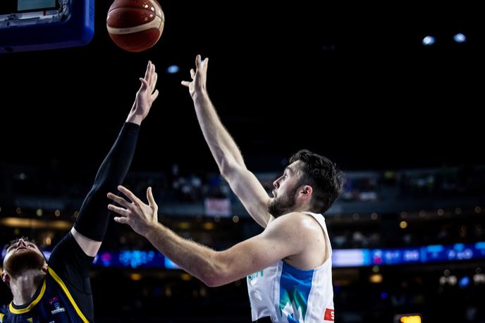 Slovenija Bosna in Hercegovina EuroBasket Mike Tobey | Mike Tobey je za Slovenijo igral tudi na lanskem evropskem prvenstvu. | Foto Vid Ponikvar/Sportida