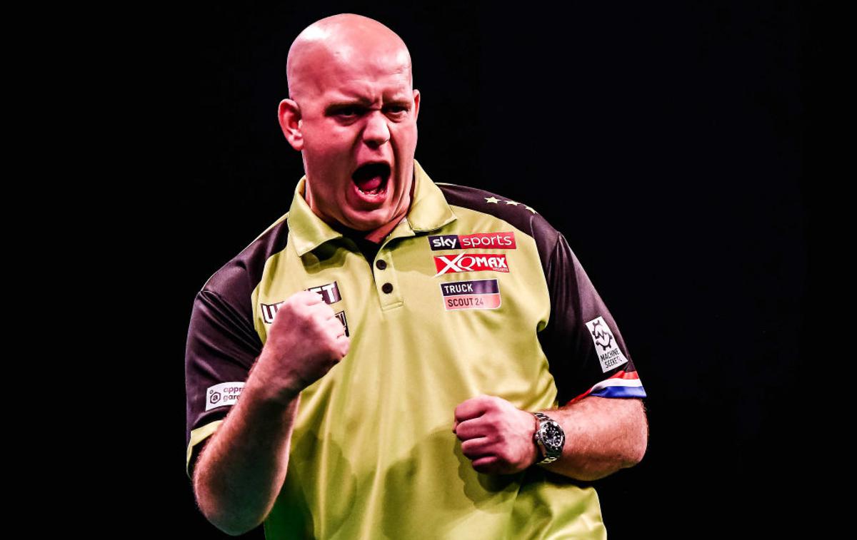 Michael van Gerwen | Michael van Gerwen je zmagovalec letošnje lige prvakov v pikadu. | Foto Getty Images