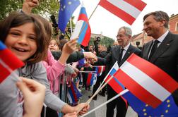 Pahor sprejel avstrijskega kolega. Govorila sta tudi o slovenski manjšini. #video