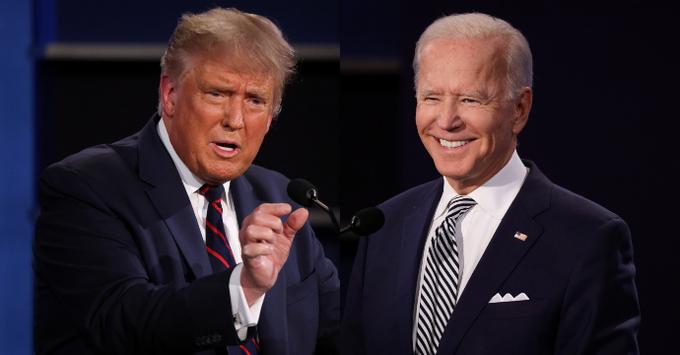 Donald Trump in Joe Biden | Foto: Reuters