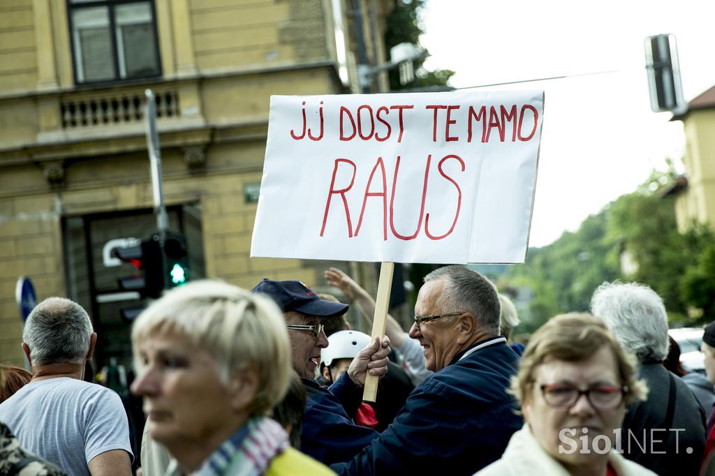 Protesti Ljubljana