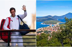 Roger Federer dopustuje na Lošinju