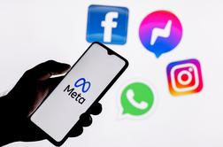 Meta v težavah: ne delujejo Facebook, WhatsApp, Instagram