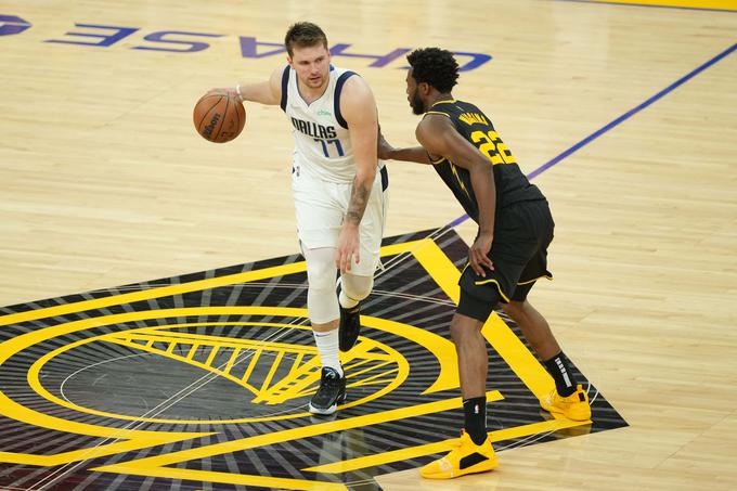 Luka Dončić tokrat ni bil najbolj razpoložen. | Foto: Reuters