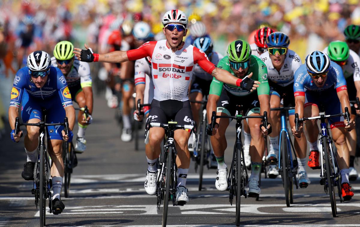 Caleb Ewan | Caleb Ewan (Lotto Soudal) je bil najmočnejši. | Foto Reuters