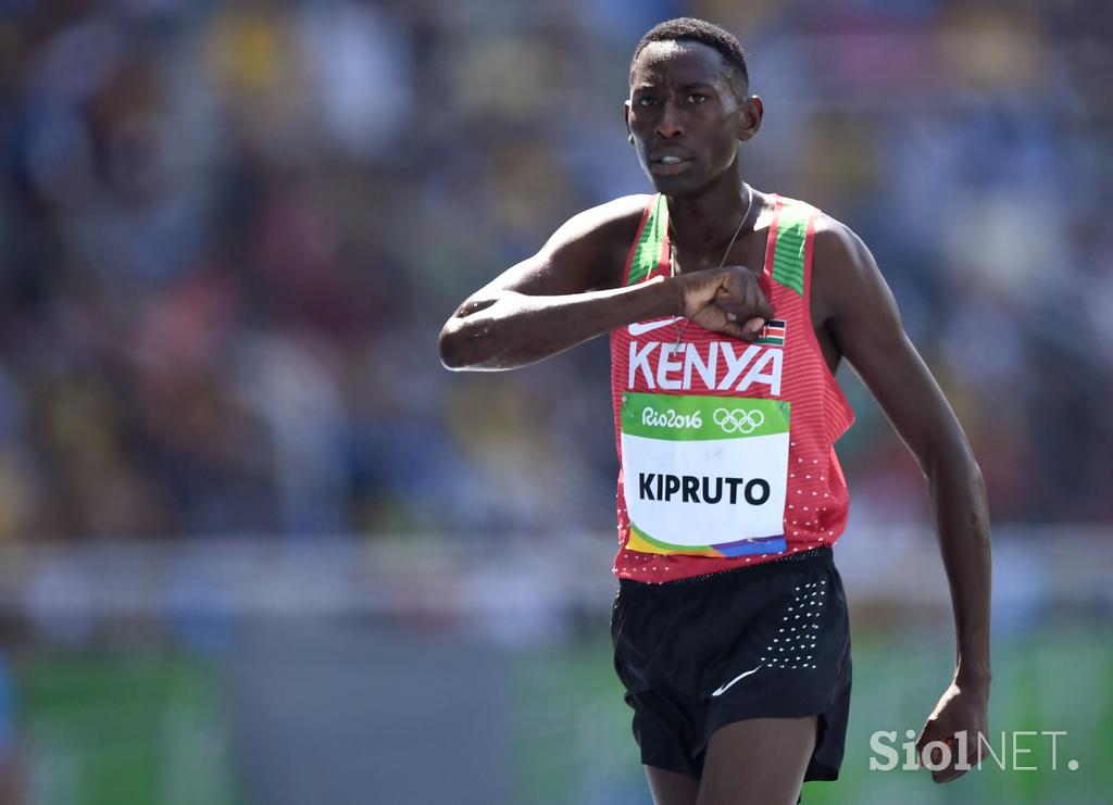 OI finale 3000 m zapreke Conseslus Kipruto Evan Jager Ezekiel Kemboi