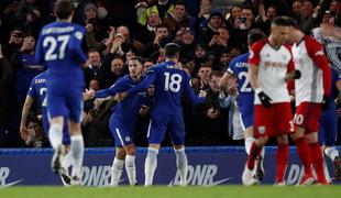 Chelsea po dveh porazih spet s polnim plenom