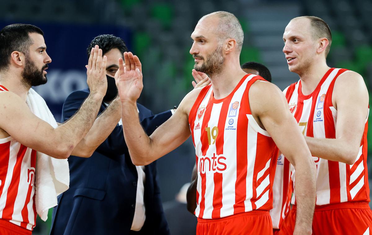 Cedevita Olimpija Crvena zvezda | Crvena zvezda je na odločilni polfinalni tekmi s 76:53 premagala Igokeo in si zagotovila finalno vstopnico. | Foto Vid Ponikvar