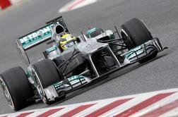 Mercedes na zadnjih predsezonskih F1 testih svetovni prvak