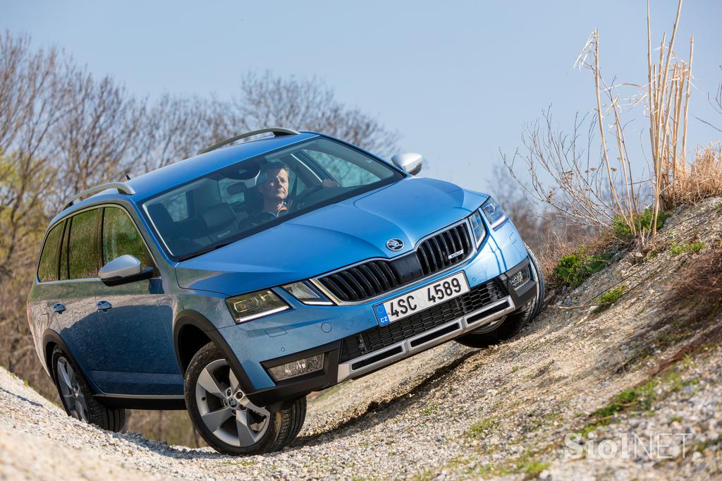 Škoda octavia scout - prva vožnja