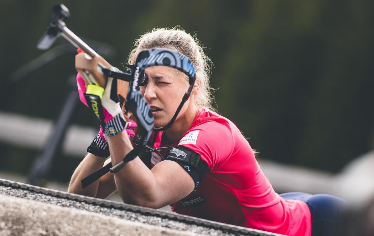 trening biatlon streljanja Anamarija Lampič | Foto Grega Valančič/Sportida