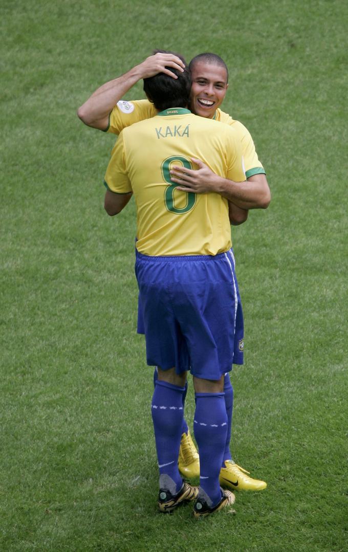 Ronaldo v Nemčiji ni ubranil svetovnega naslova, je pa podrl večni rekord doseženih zadetkov na SP. | Foto: Guliverimage/Getty Images