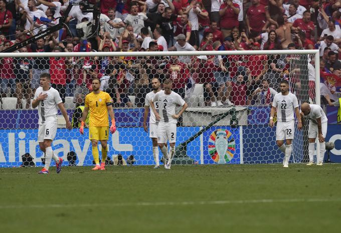 Izenačenje Srbije globoko v sodnikovem podaljšku je ostalo eno najbolj mučnih trenutkov Kekove čete na Euru 2024. | Foto: Guliverimage