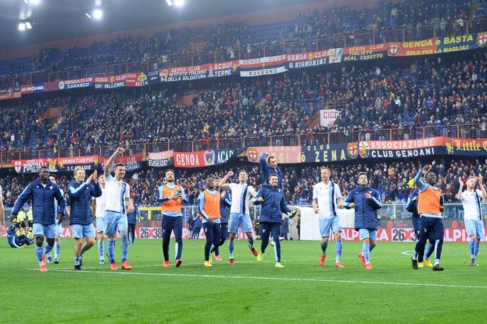 Genoa Lazio | Lazio nadaljuje pravljično sezono. V nedeljo je zmagal v Genovi s 3:2. | Foto Reuters