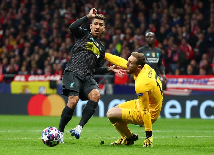 Jan Oblak je proti Liverpoolu, ki ni sprožil niti enega strela v okvir njegovih vrat, ostal nepremagan. | Foto: Reuters