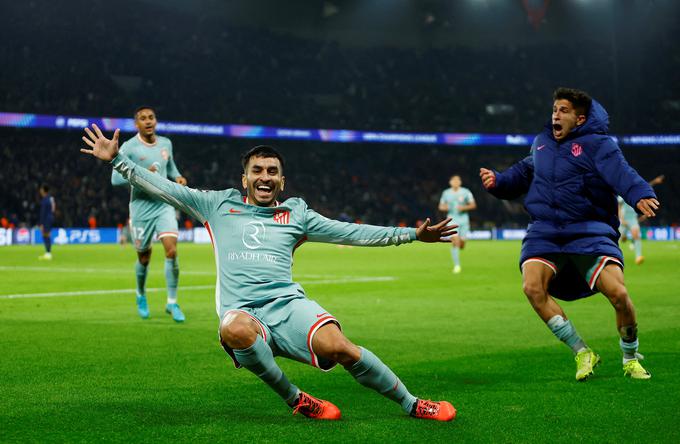 Atletico Madrid je pred tremi tedni na Parku princev spravil v slabo voljo PSG. | Foto: Reuters