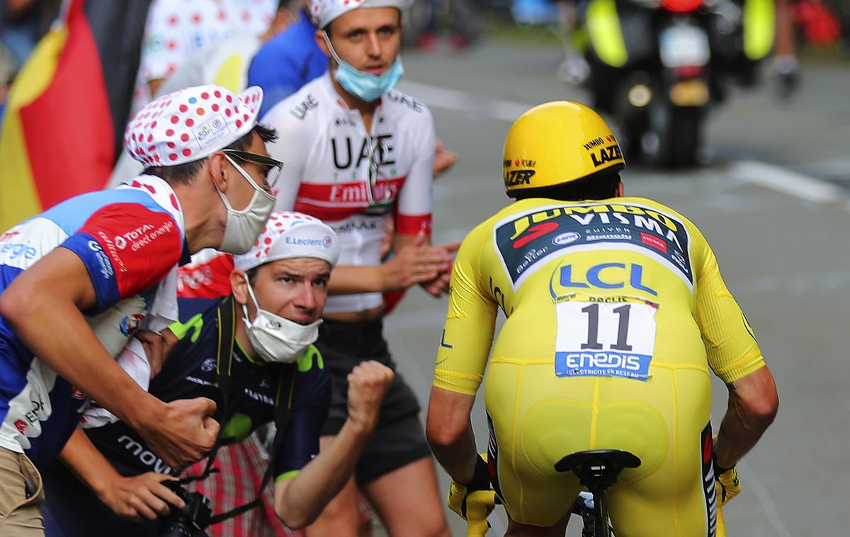 Primož Roglič | Primož Roglič je lanski Tour izgubil v predzadnji etapi, ko ga je v vožnji na čas premagal Tadej Pogačar. | Foto Guliverimage/Getty Images