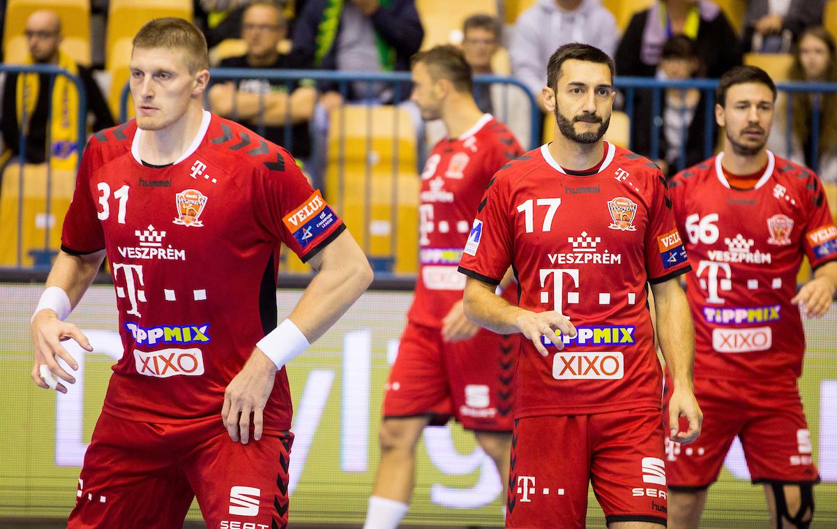 Veszprem Blaž Blagotinšek Dragan Gajić | "Slovenski" Veszprem se bo v polfinalu pomeril s Kielcami. | Foto Žiga Zupan/Sportida